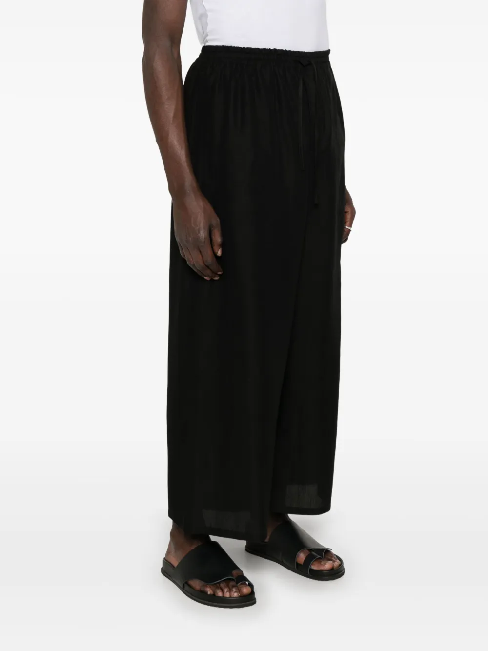 LOEWE Broek met Anagram-patch Zwart