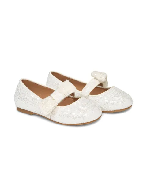 Age of Innocence flats bordados con lentejuelas