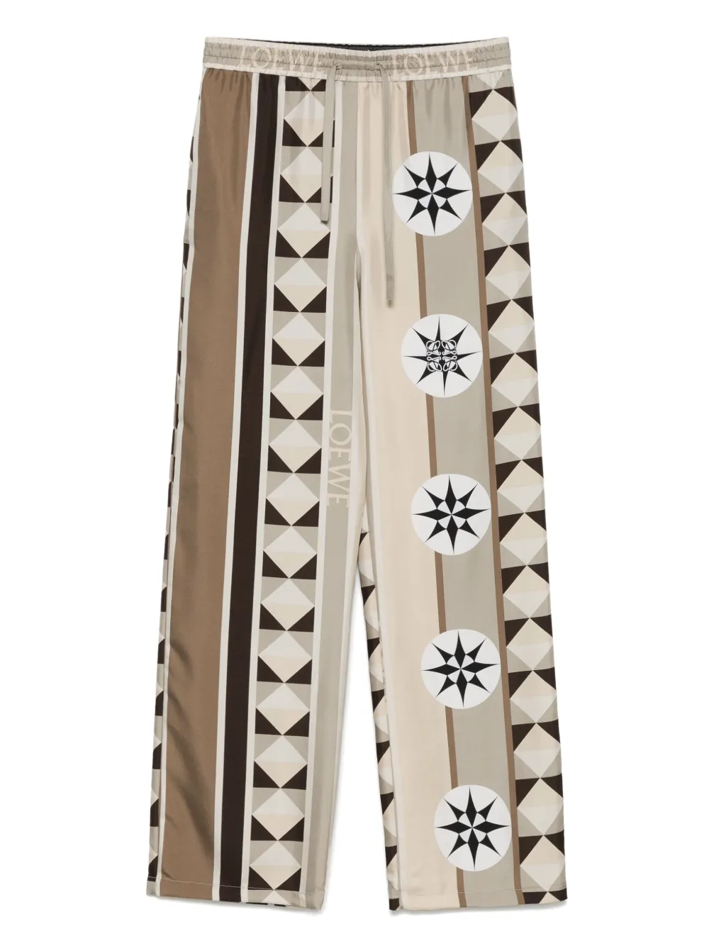 LOEWE サテンパンツ - ニュートラル