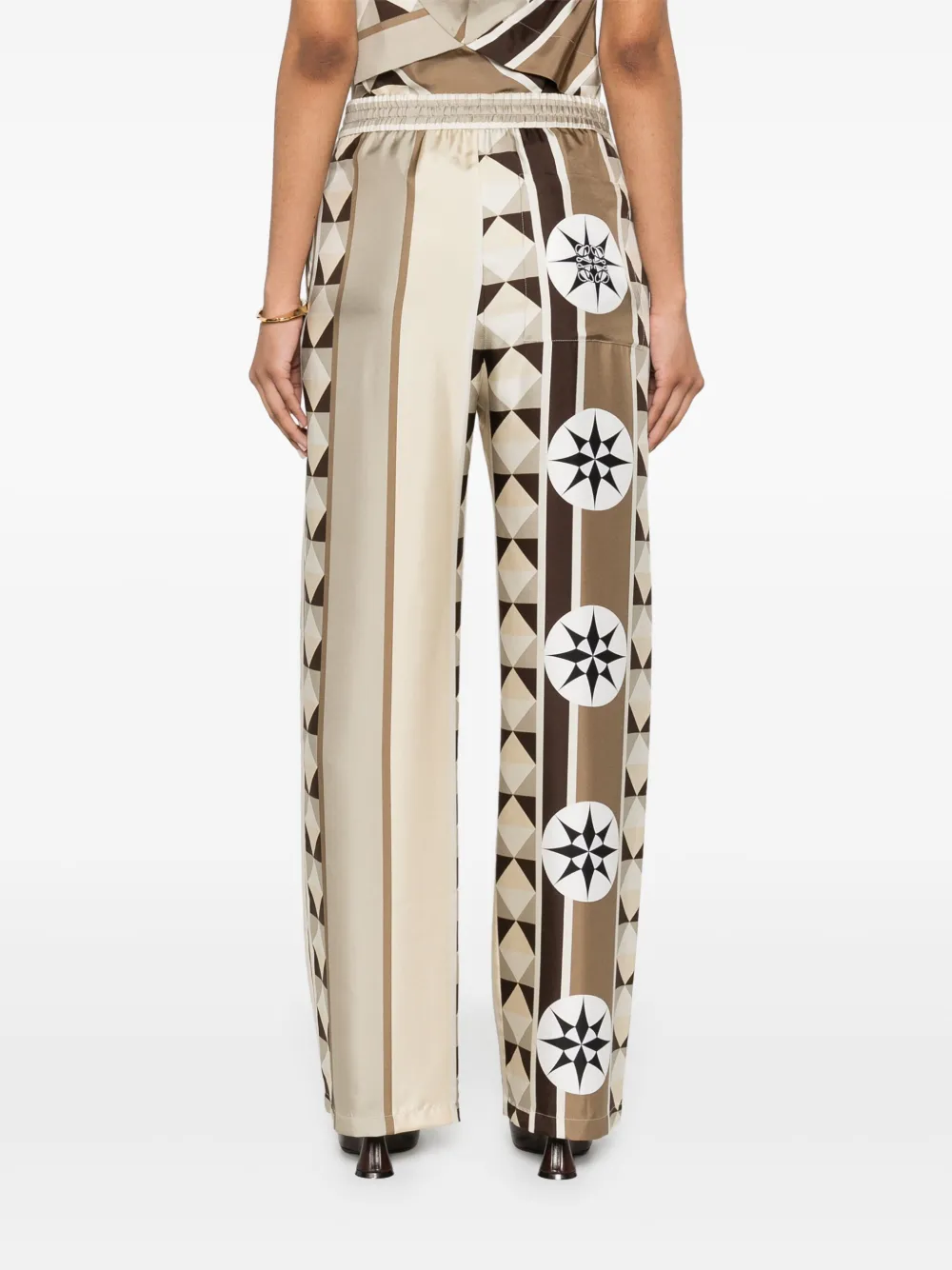 LOEWE Satijnen broek Beige