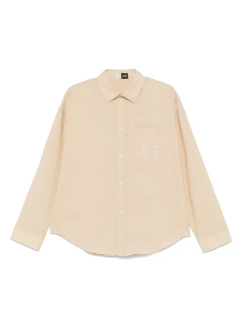 LOEWE embroidered-Anagram shirt