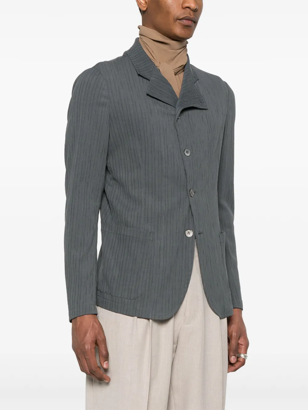 Emporio Armani Bewerkt jack Grijs