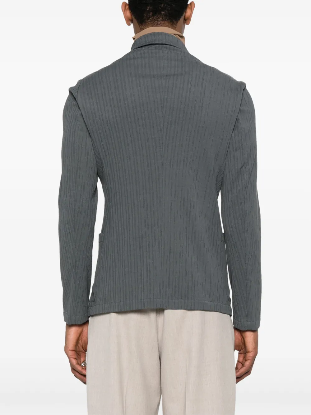 Emporio Armani Bewerkt jack Grijs
