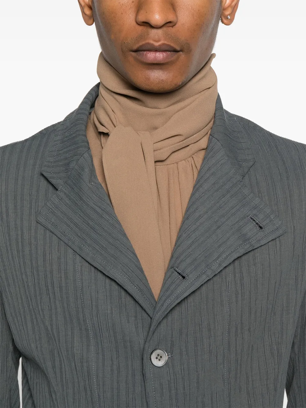 Emporio Armani Bewerkt jack Grijs