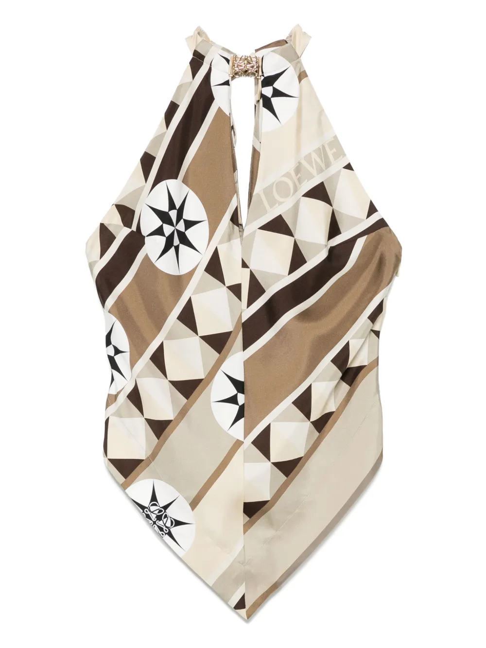 LOEWE Anagram-plaque blouse | Neutrals | Image 1