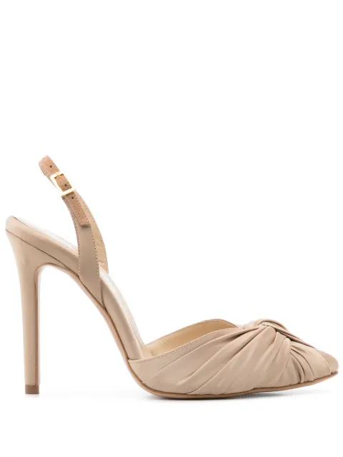 GINISSIMA zapatillas satinadas con tacón de 105mm