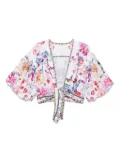 Camilla Monserrate Magic crop top - White