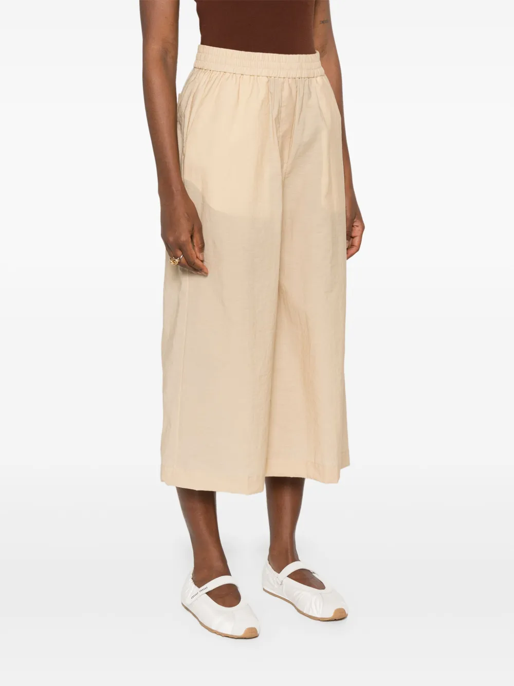 LOEWE Broek met anagrammen patroon Beige