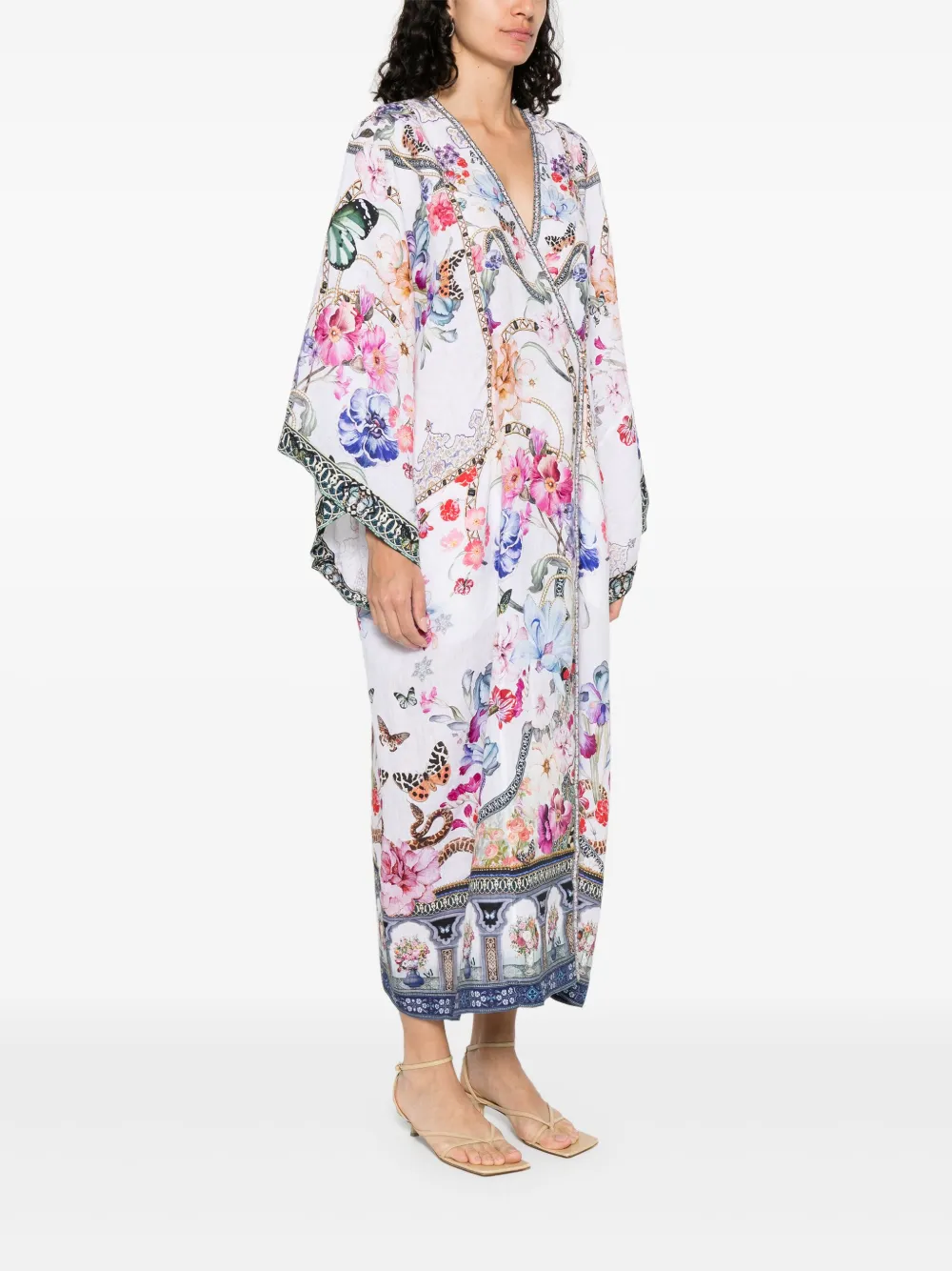 Camilla Monserrate Magic midi-jurk Wit