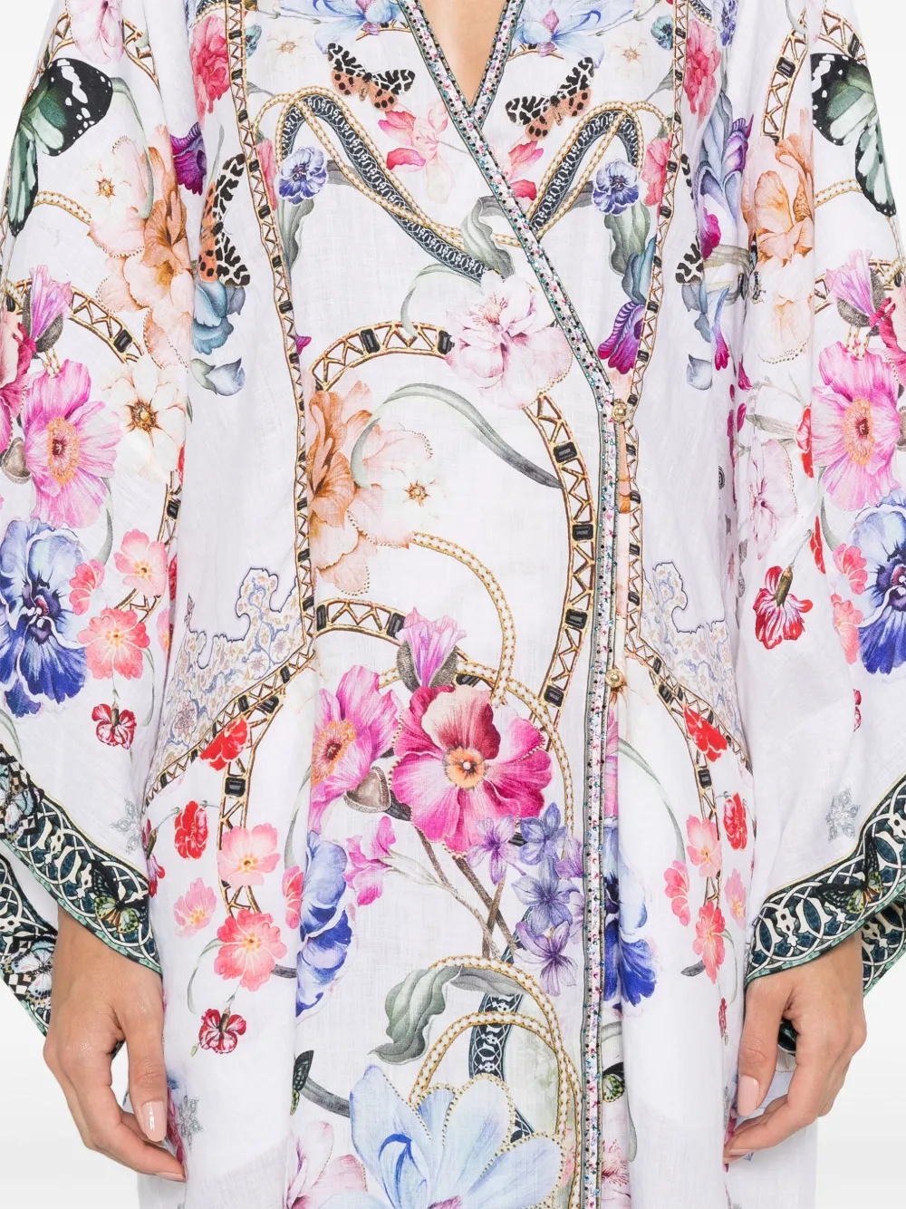 Camilla Monserrate Magic midi-jurk Wit