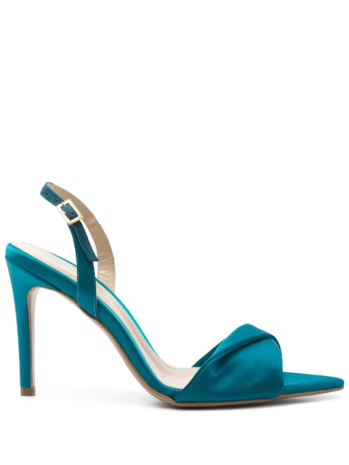 GINISSIMA 95mm Cleo sandals - Bleu - GINISSIMA - Modalova