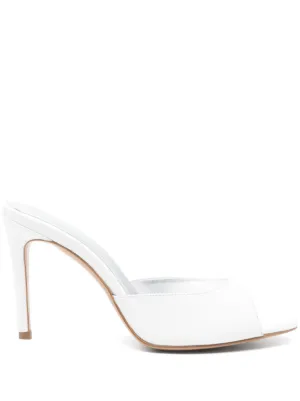 Nº21 logo-print Leather Sandals | White | FARFETCH ZA