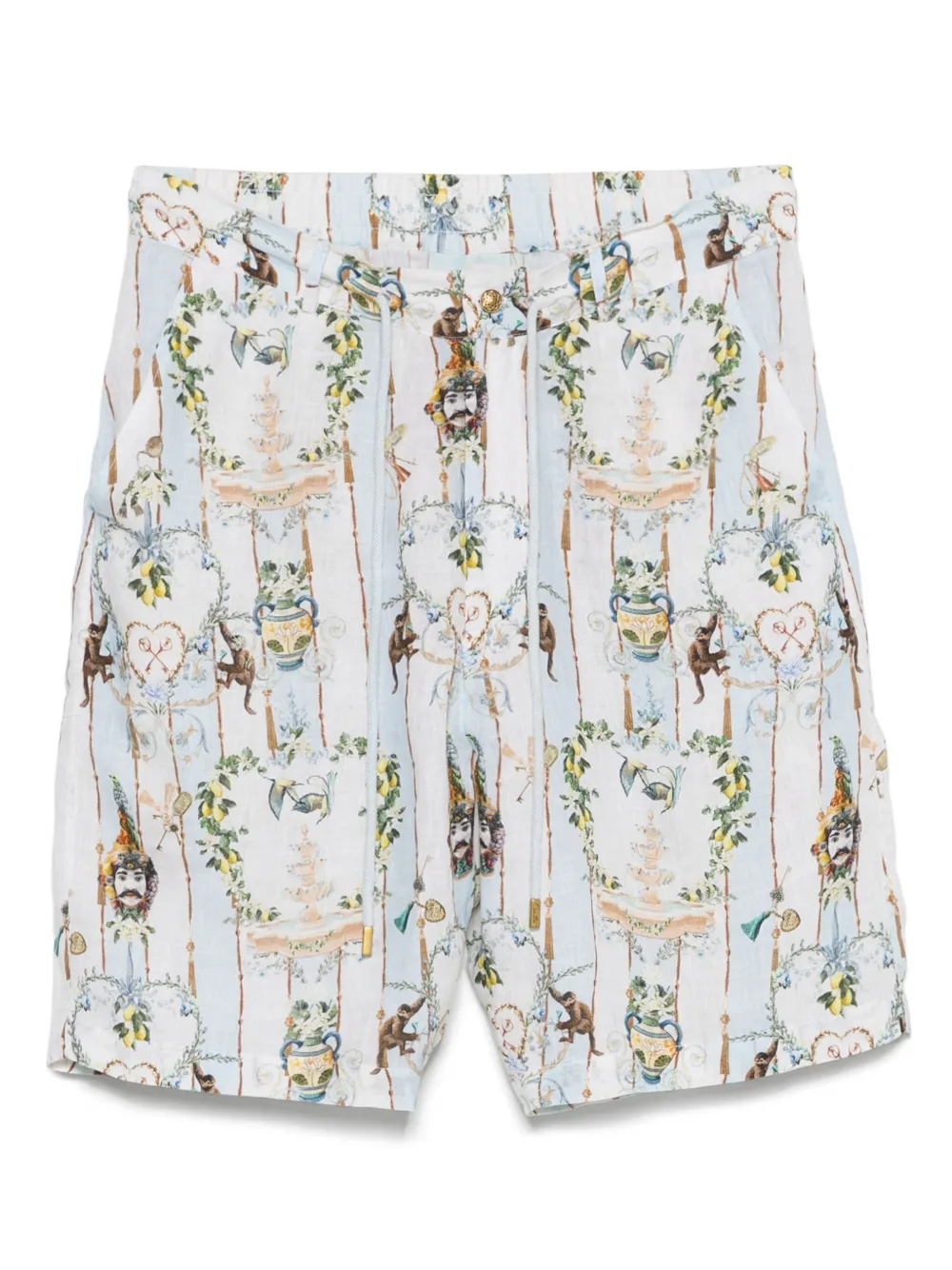 Camilla short en lin | bleu | Image 1