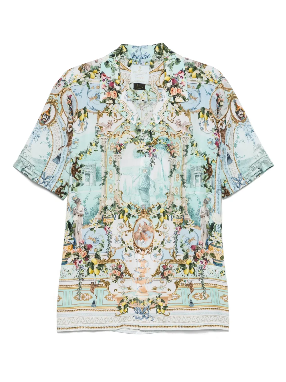 graphic-print shirt
