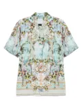 Camilla graphic-print shirt - Blue