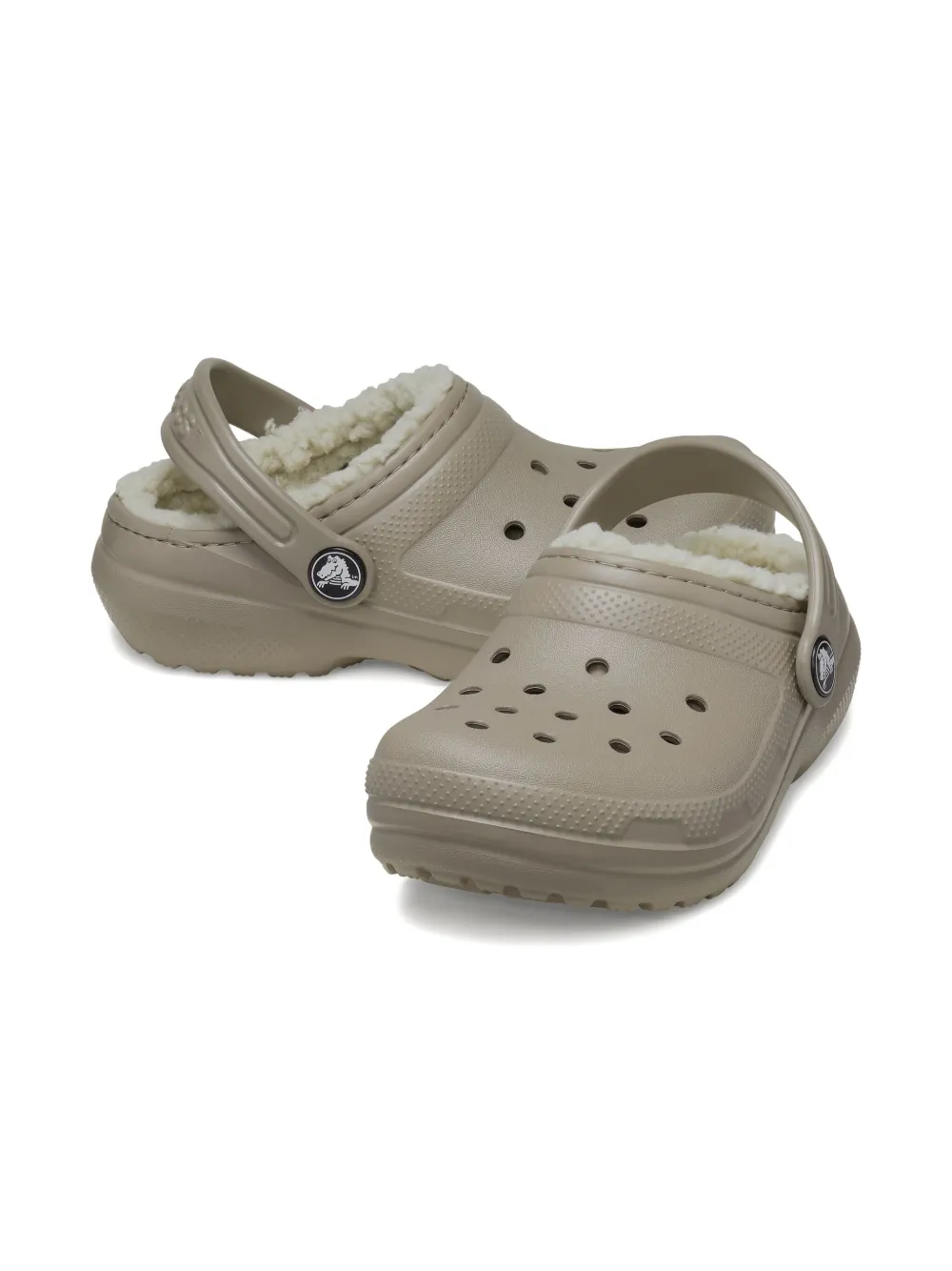 Crocs Kids fuzzy-lined clogs - Bruin