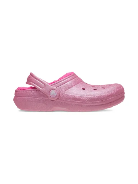 Crocs Kids zuecos con detalle de glitter