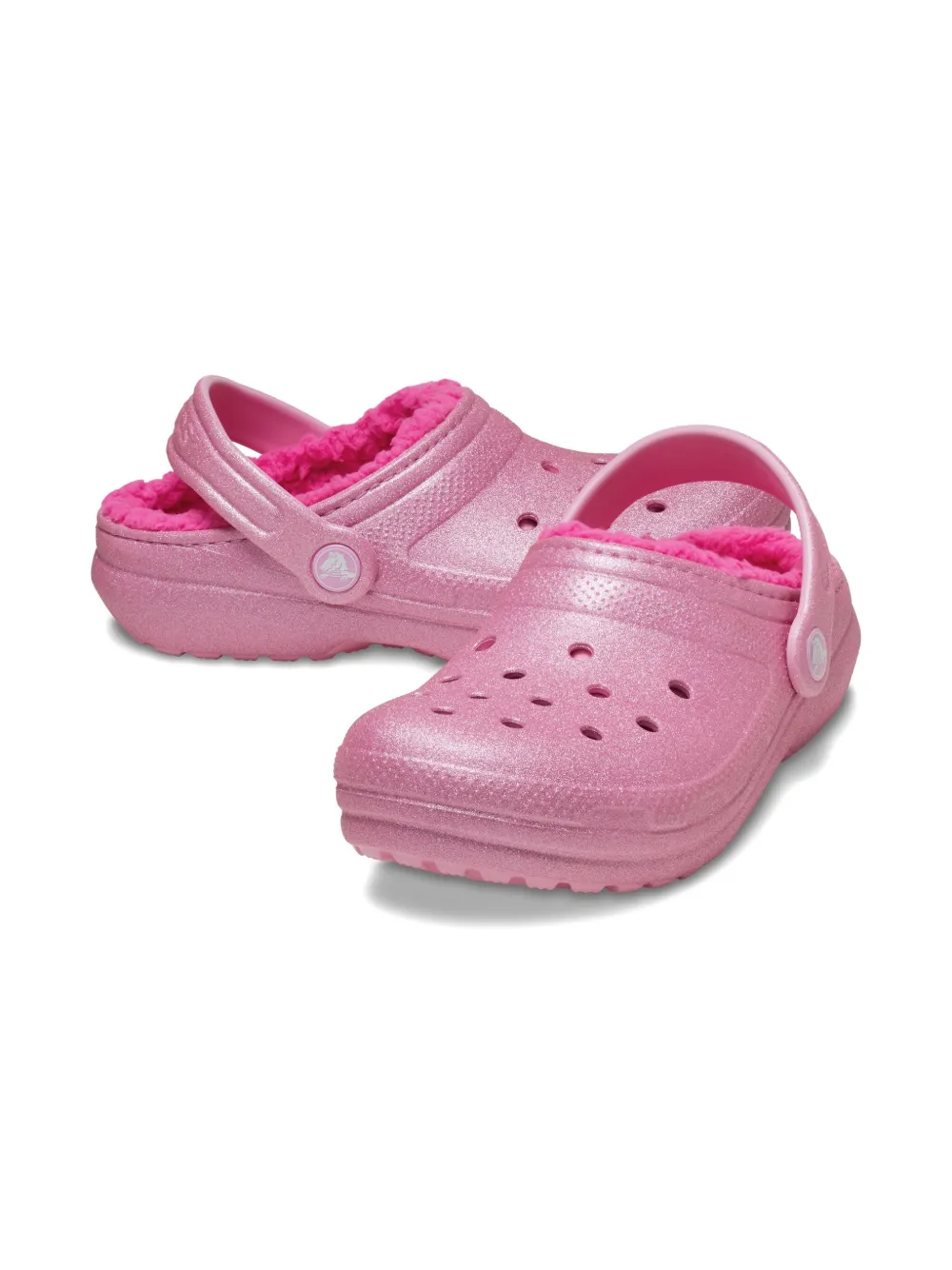 Crocs Kids glitter-detail clogs Pink