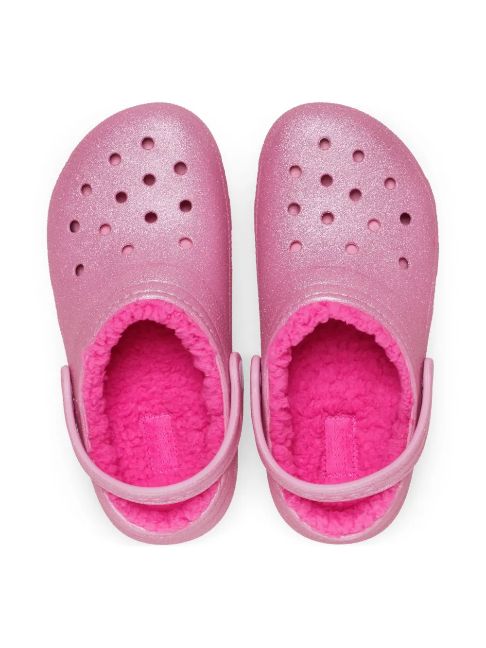 Crocs Kids glitter-detail clogs Pink