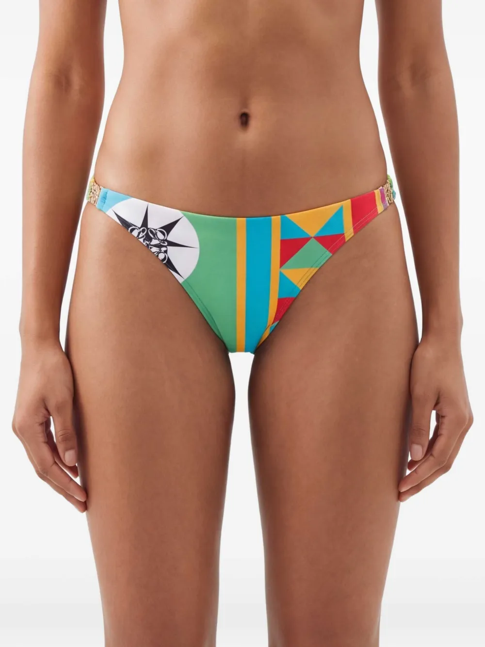 LOEWE x Paula's Ibiza bikinislip met geometrische print Blauw