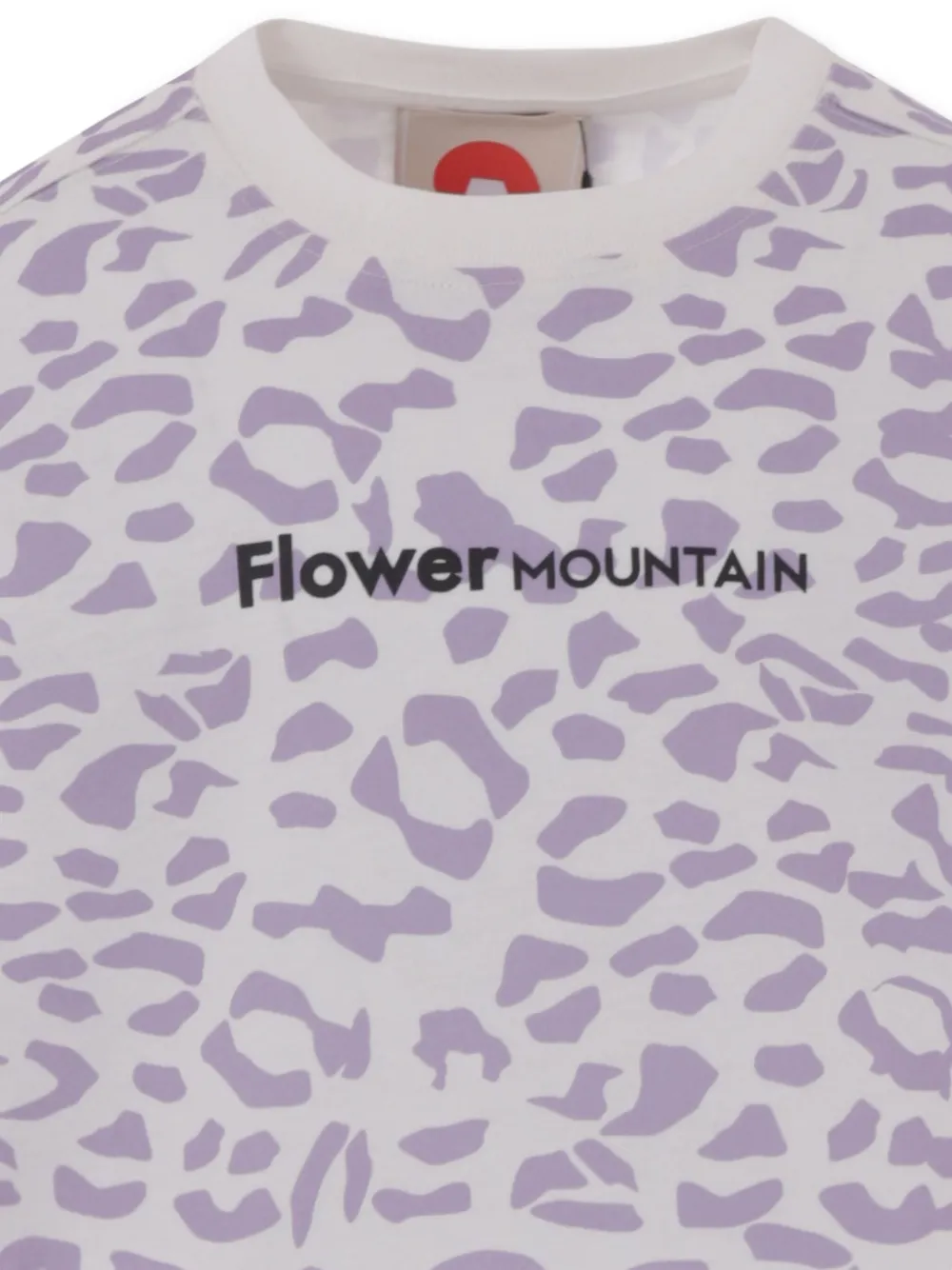 FLOWER MOUNTAIN LEOPARD-PRINT T-SHIRT