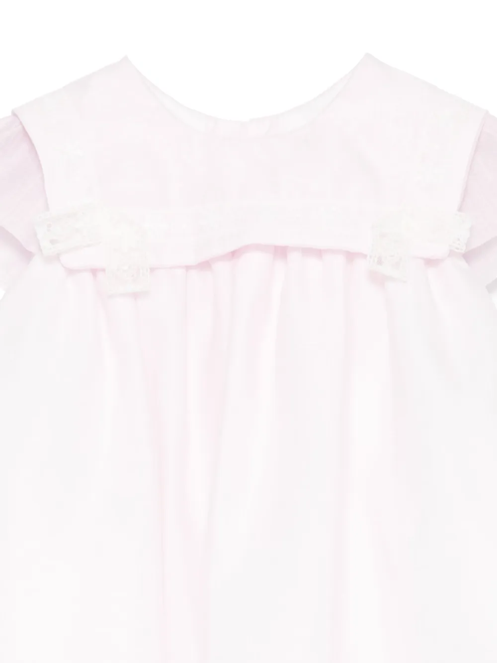 AMAYA Jurk met kanten detail Paars
