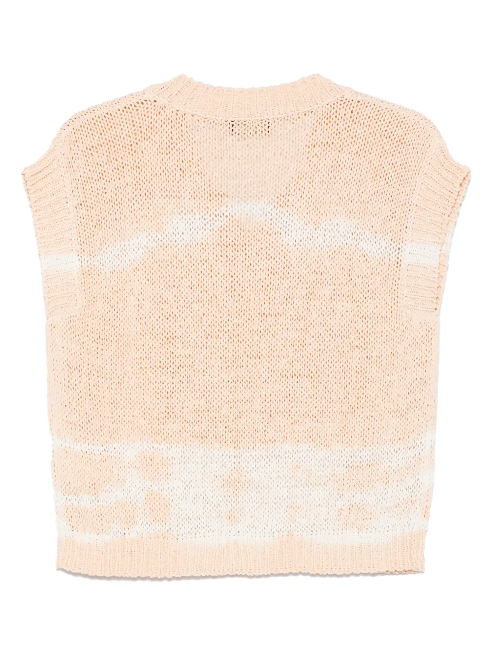 Roberto Collina Grofgebreide spencer Beige