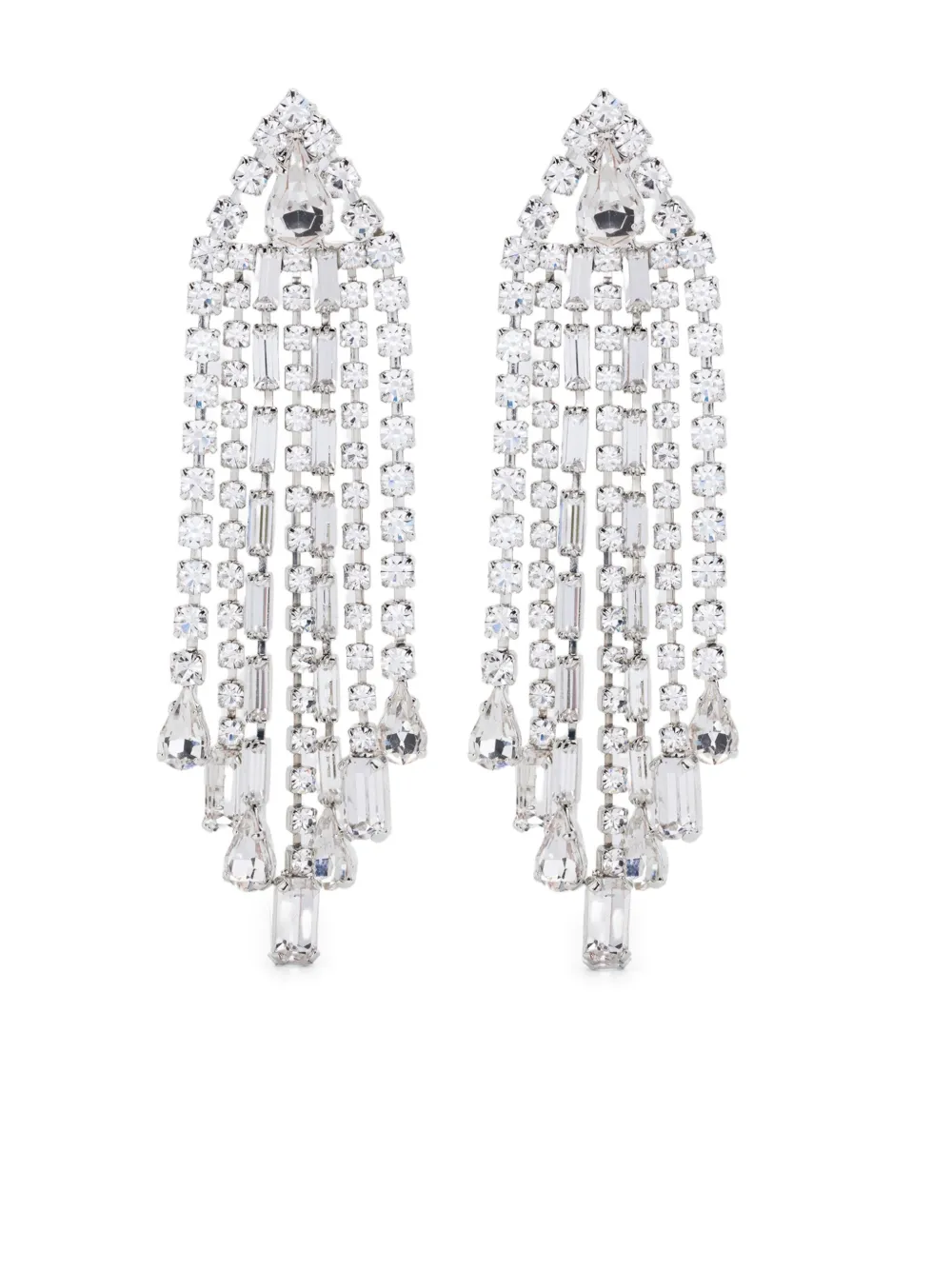 crystal-embellished earrings
