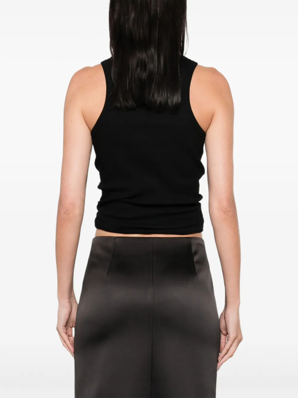 Magda Butrym Tanktop met geknoopt detail Zwart