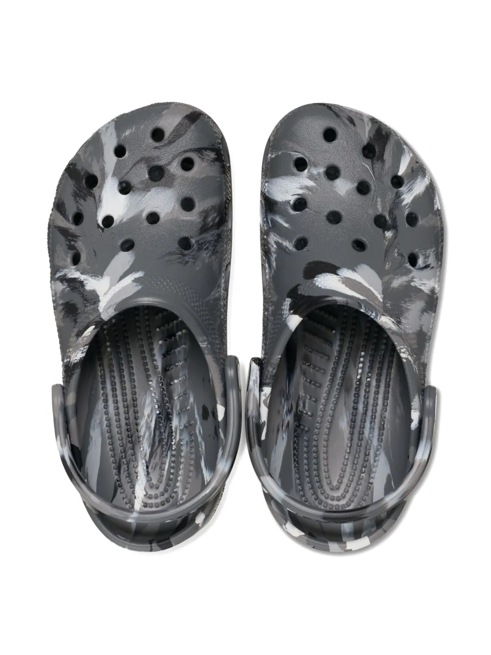 Crocs Kids Klompen met camouflageprint Grijs