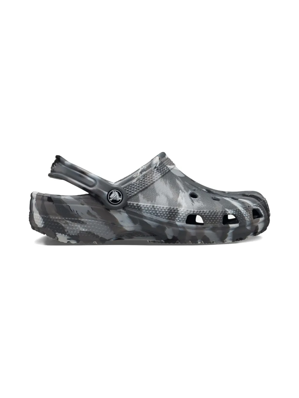 Crocs Kids Klompen met camouflageprint Grijs