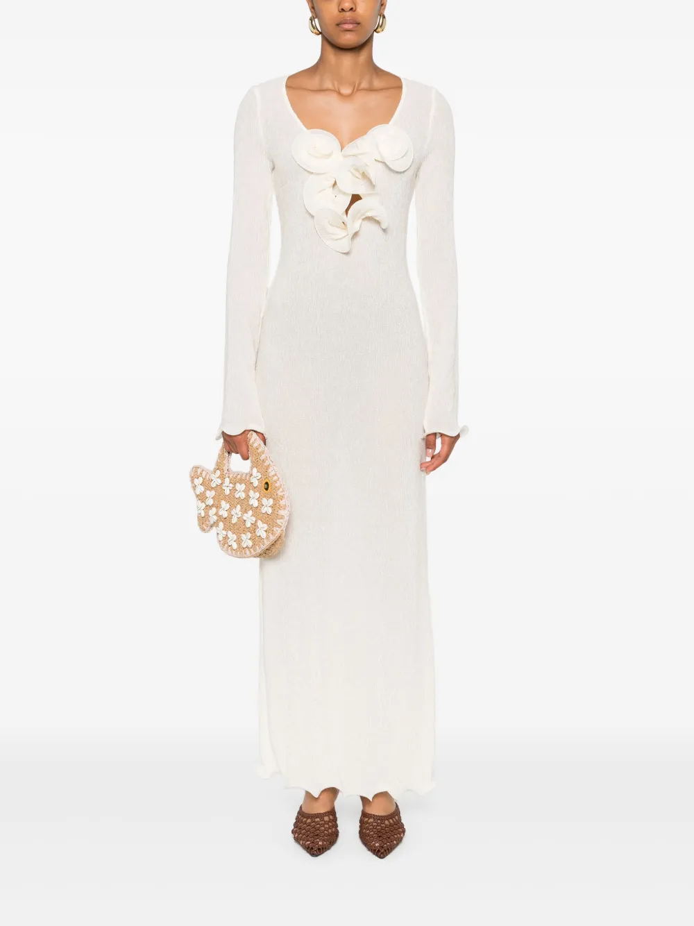 Magda Butrym floral-appliqué maxi dress | Day Dresses | Image 2