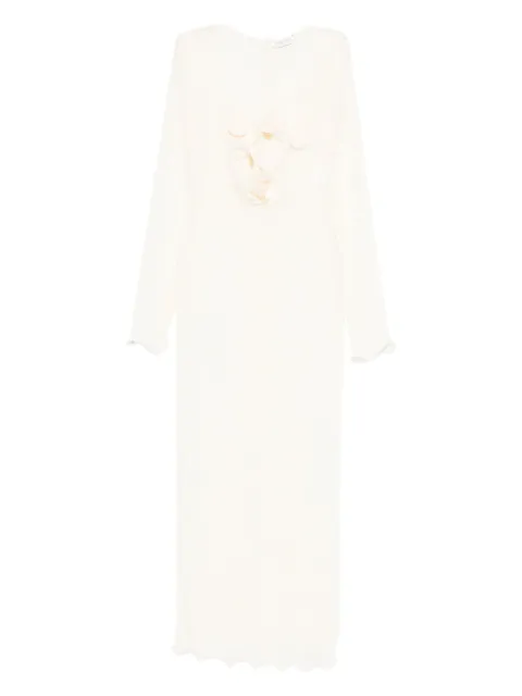 Magda Butrym floral-appliqué maxi dress