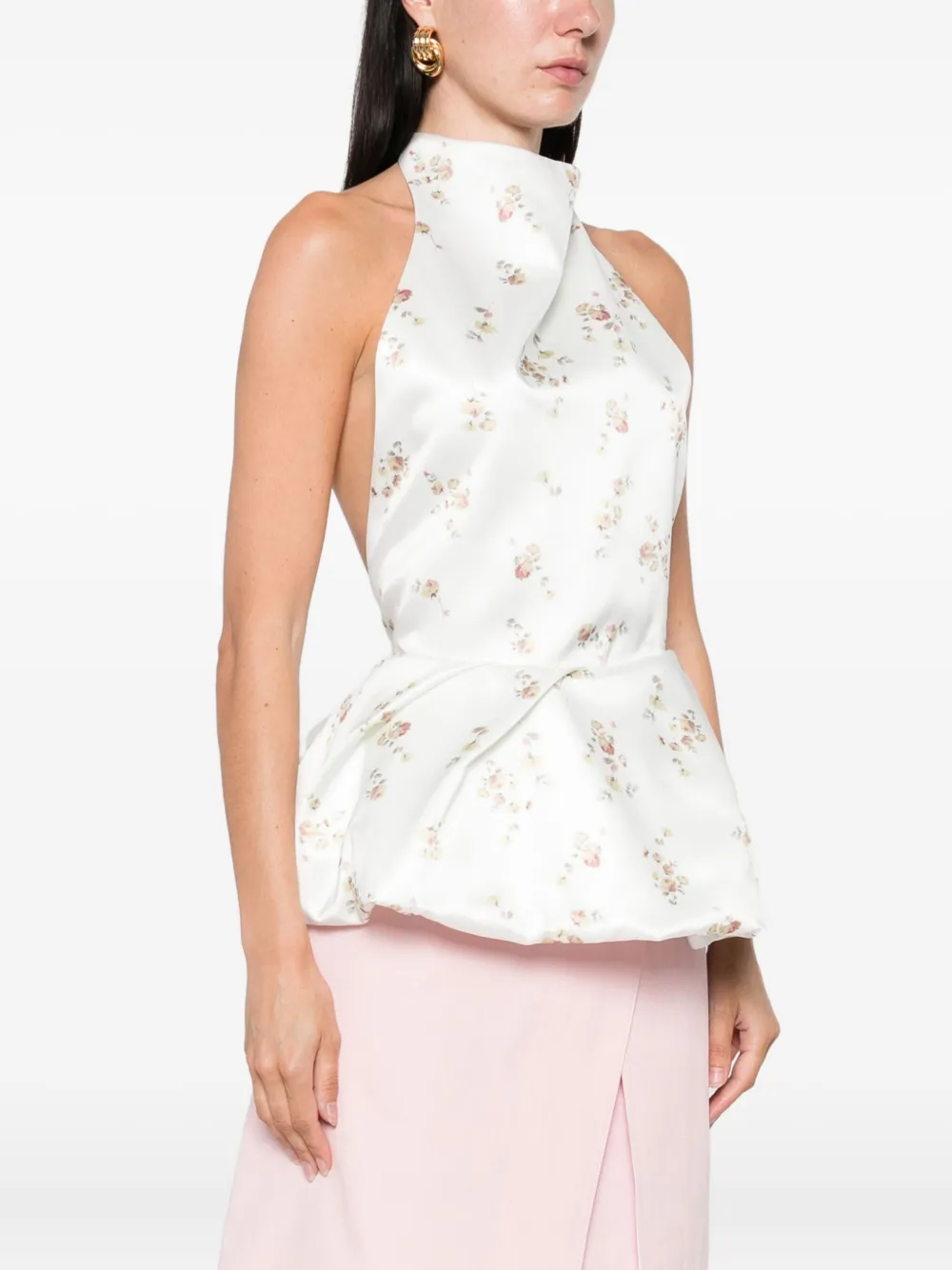 Magda Butrym Shirt met bloemenprint Beige