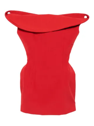 strapless open back dress New Men's Red Velvet Fashion Shoes – Formalwear Outlet main image 1