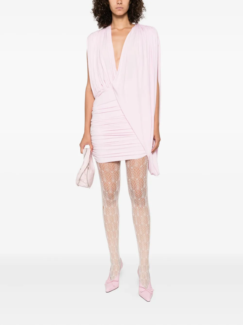 Magda Butrym Mini-jurk met ruches Roze