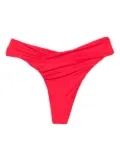 Magda Butrym twisted-waist bikini bottoms - Red