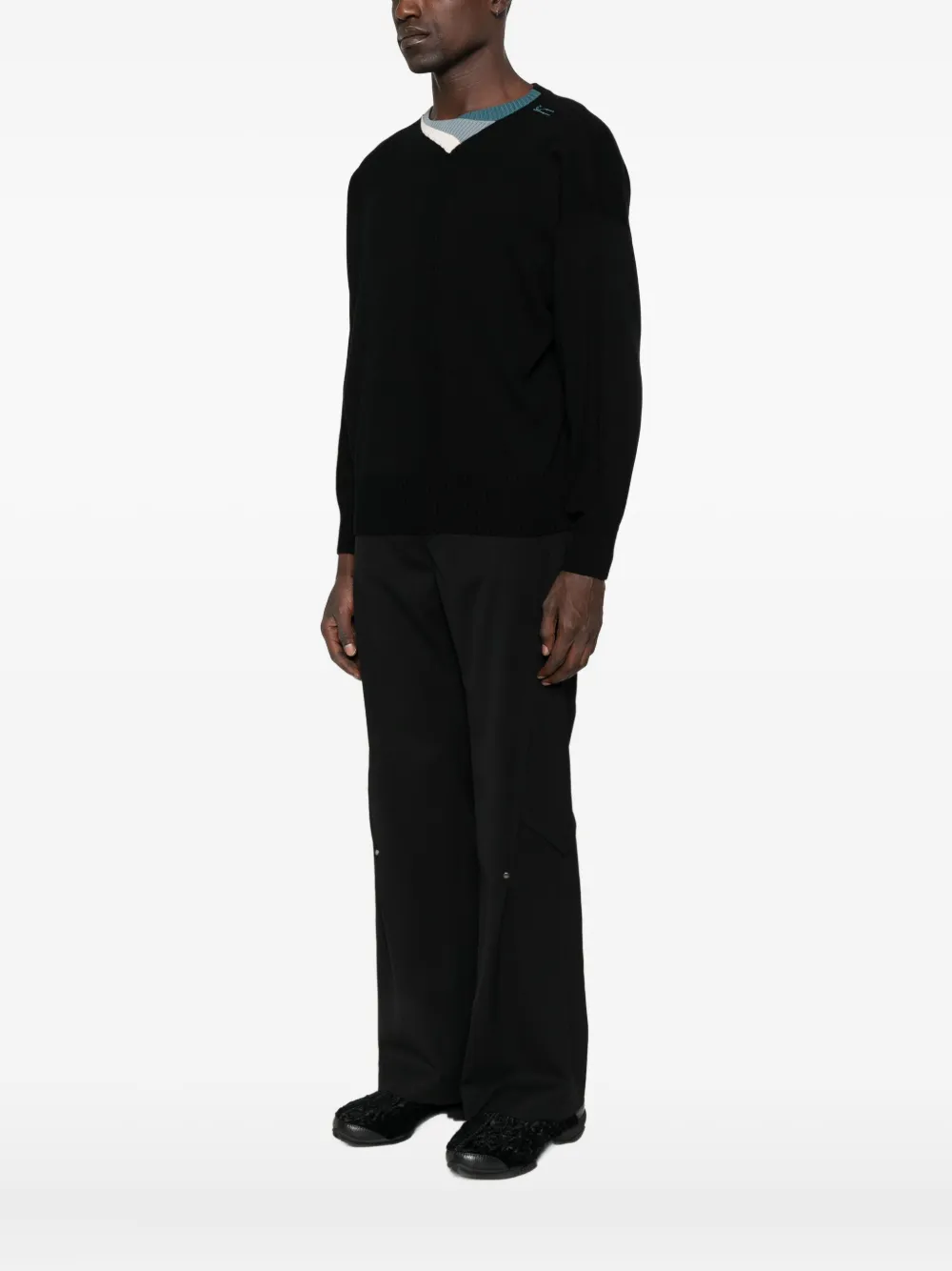 Kiko Kostadinov Crew-neck Sweater In Black