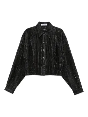 KIKO KOSTADINOV 黒いカジュアルシャツ 48 KIKO KOSTADINOV - Men Inex Mesh Top – Atelier New York