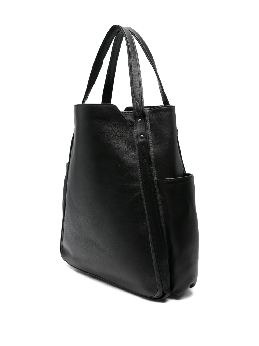 Kiko Kostadinov Inex Nappa Leather Tote Bag In Black