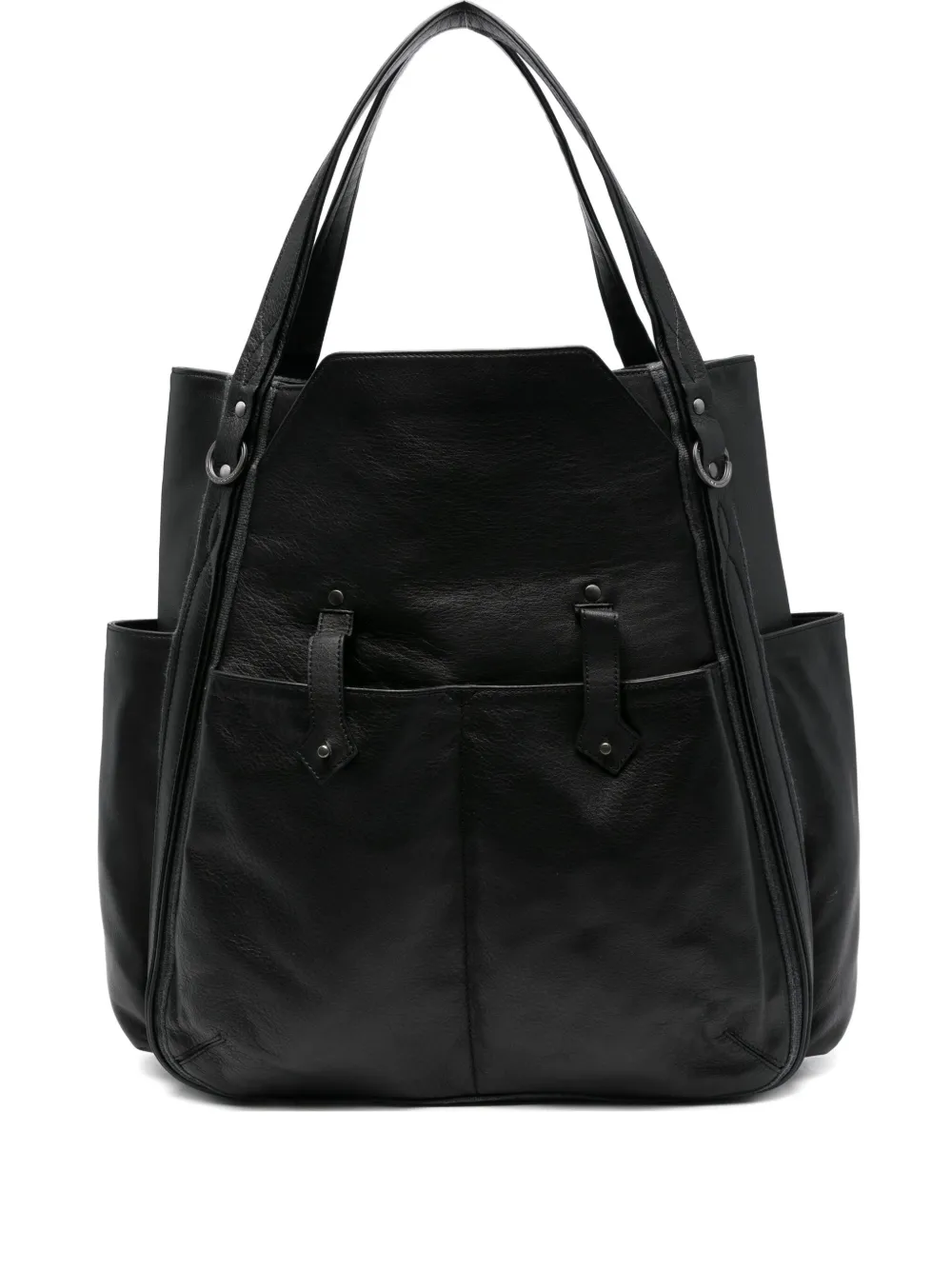 Kiko Kostadinov Inex nappa leather tote bag | Black | Image 1