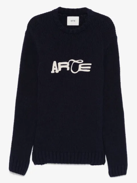 Arte Antwerp logo-embroidered sweater