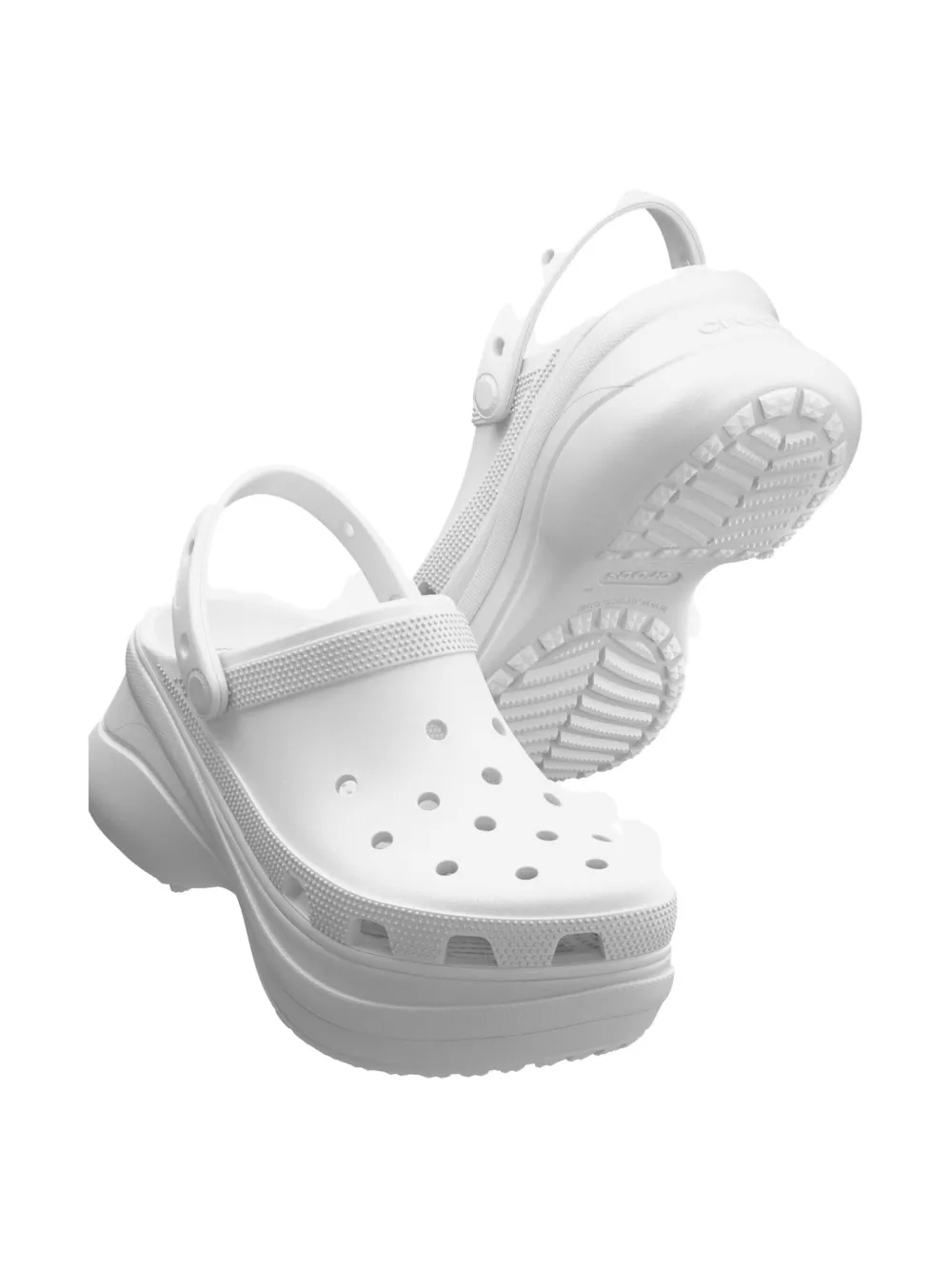 Crocs Platform Clogs In White