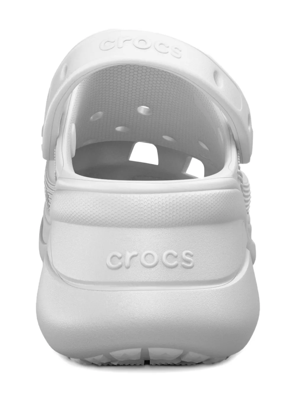 Crocs Kids platform clogs White