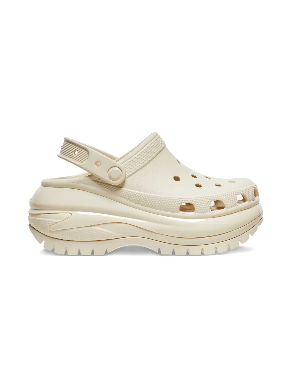 Crocs Kids platform clogs White
