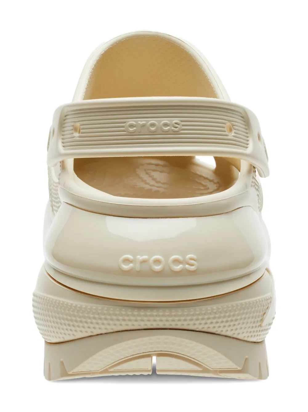 Crocs Kids platform clogs White