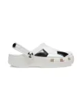 Crocs Kids football-motif clogs - White