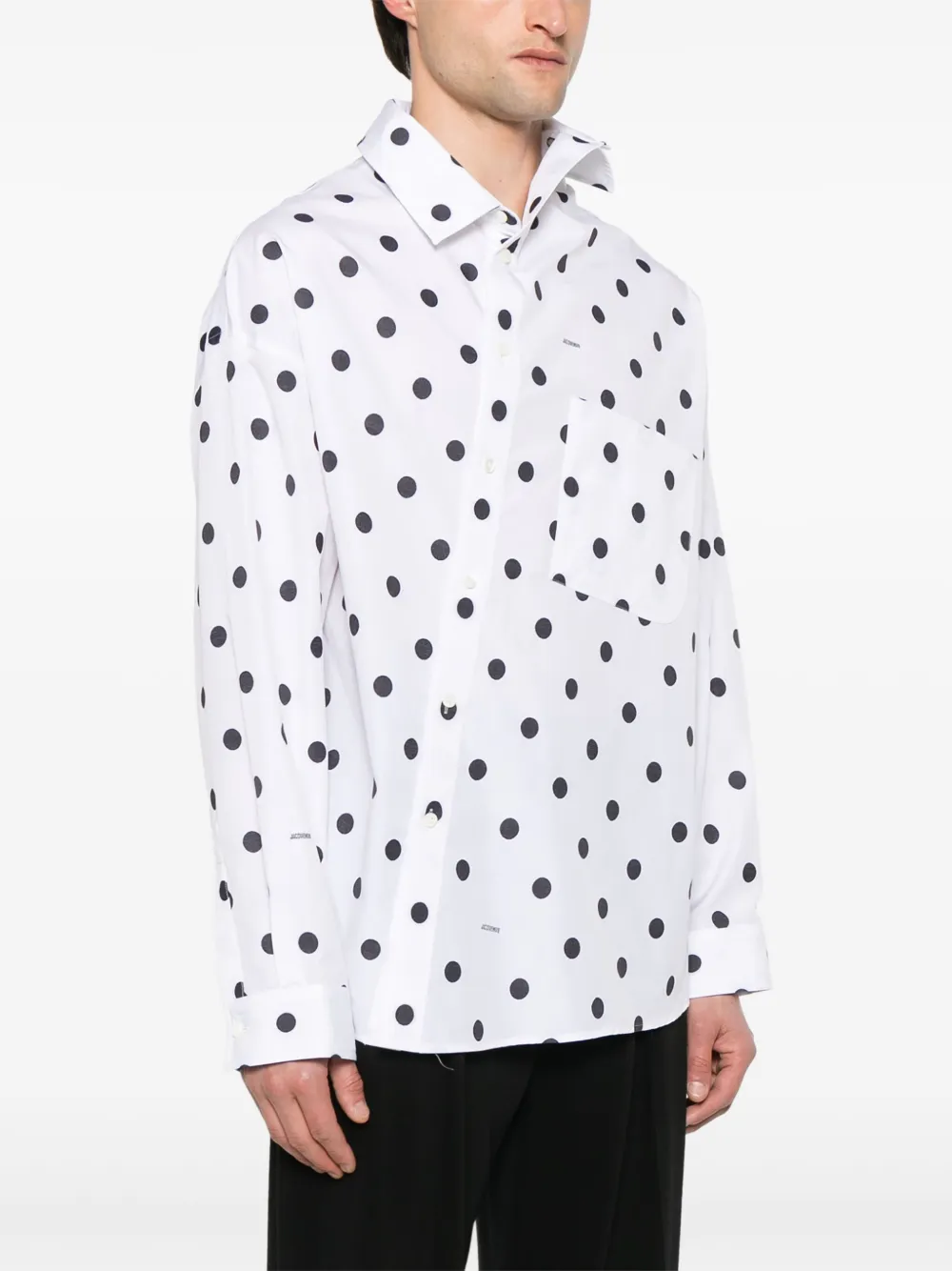 Jacquemus The Cuadro overhemd Wit
