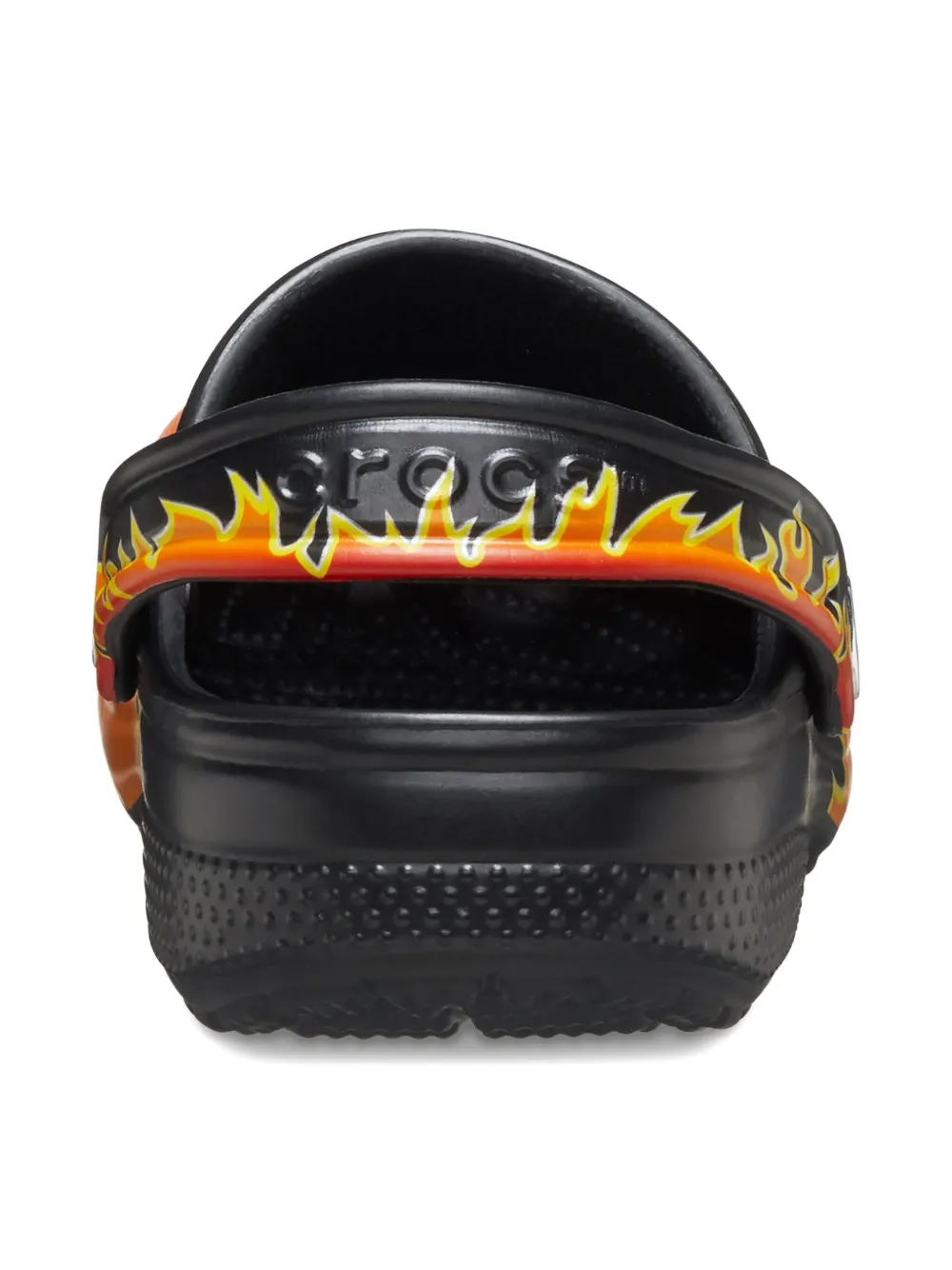 Crocs Kids flame-graphic clogs - Zwart