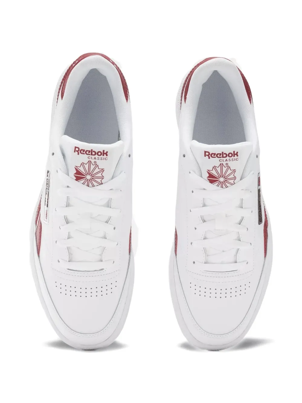 Reebok Club C Revenge "White Rich Maroon White" sneakers